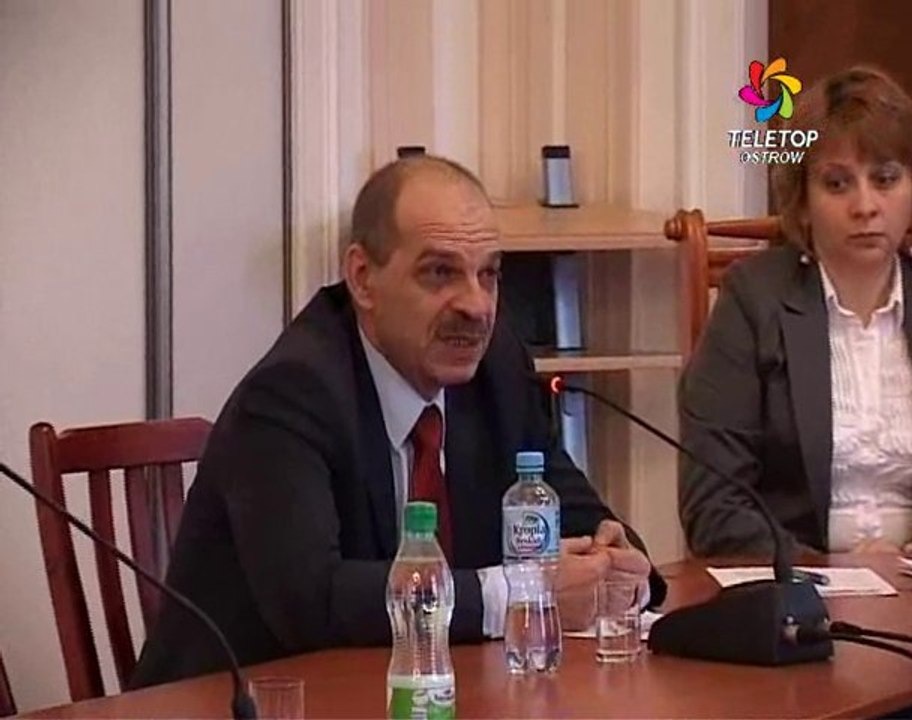 Konferencja prasowa Urzędu Miasta Ostrów Mazowiecka 8.11.2010