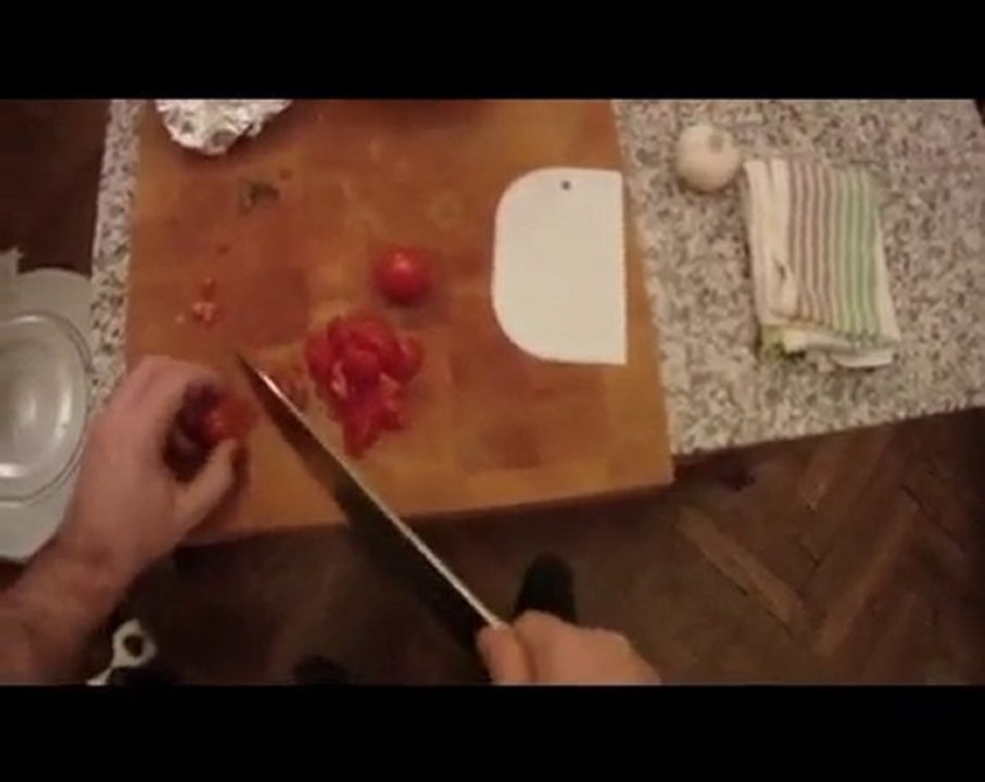 Spaghetti mit Schinken und Thymian