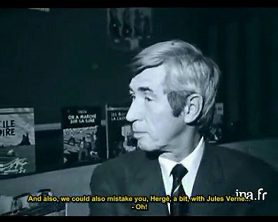 Interview of Hergé of home fair-1971