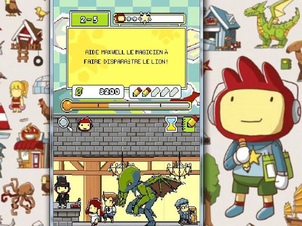 Test de Scribblenauts & Super Scribblenauts ( Nintendo Ds )