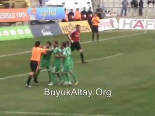 Altay-Giresunspor Maçı Penaltı pozisyonu