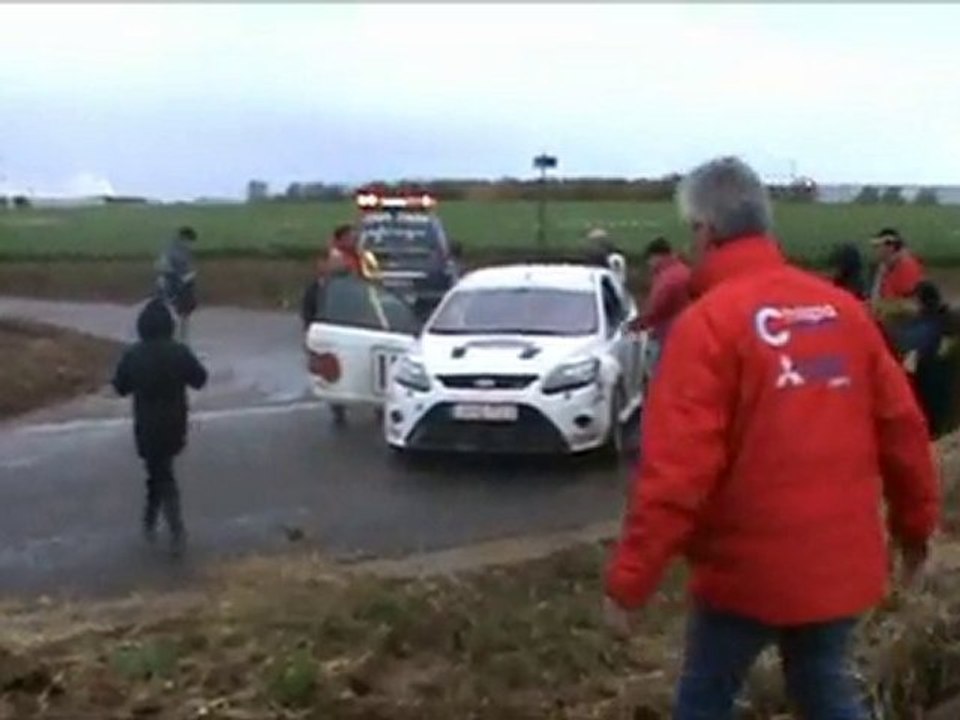 rs villers-Crash  dans les ballots