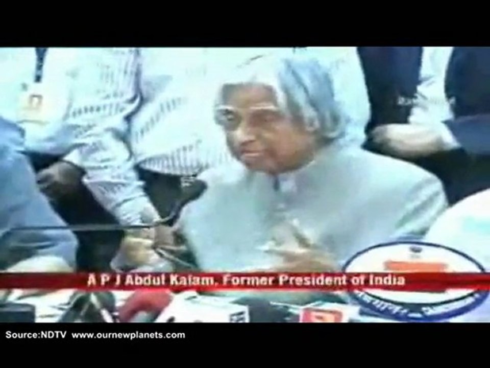 Indian Flag on Moon Nov 14 Abdul Kalam