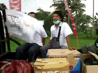After the eruption of Mount Merapi has become silent.