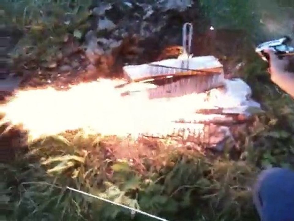 hélico feu