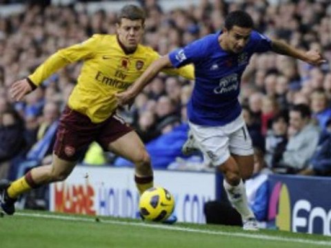 Everton 1-2 Arsenal: Sagna, Fabregas scored, Fabianski stun