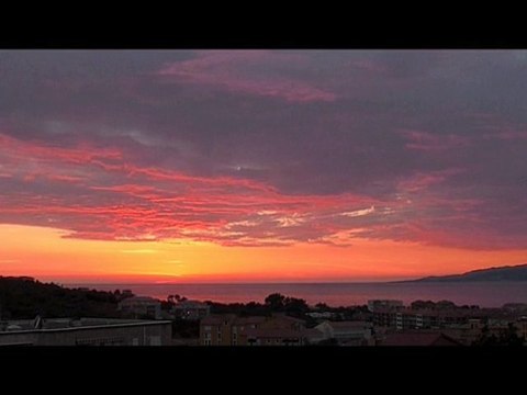 Coucher de Soleil &Paysages à la plage de Propriano en Corse