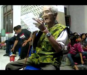 Grandpa also fill entertainment events for refugees