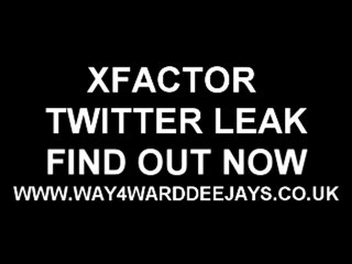 XFACTOR TWITTER LEAK Aiden Grimshaw