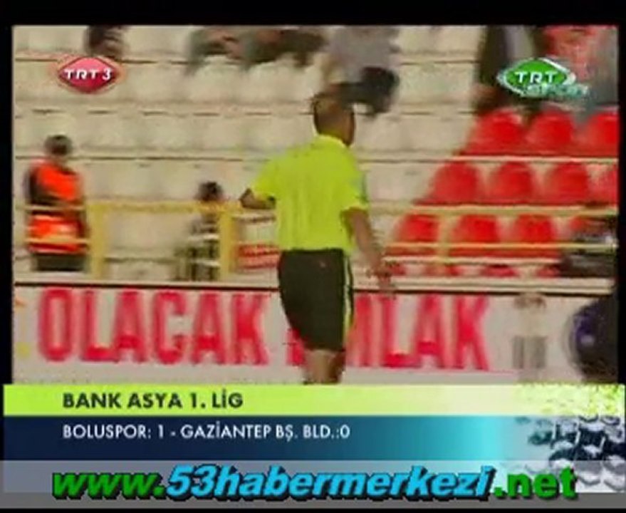 Boluspor: 1 - Gaziantep Büyükşehir Belediyespor: 0