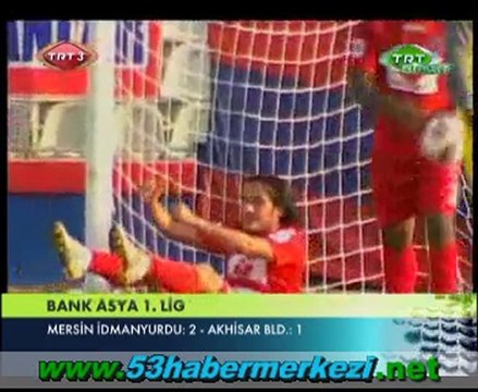 Mersin İdman Yurdu: 2 - Akhisar Belediyespor: 1