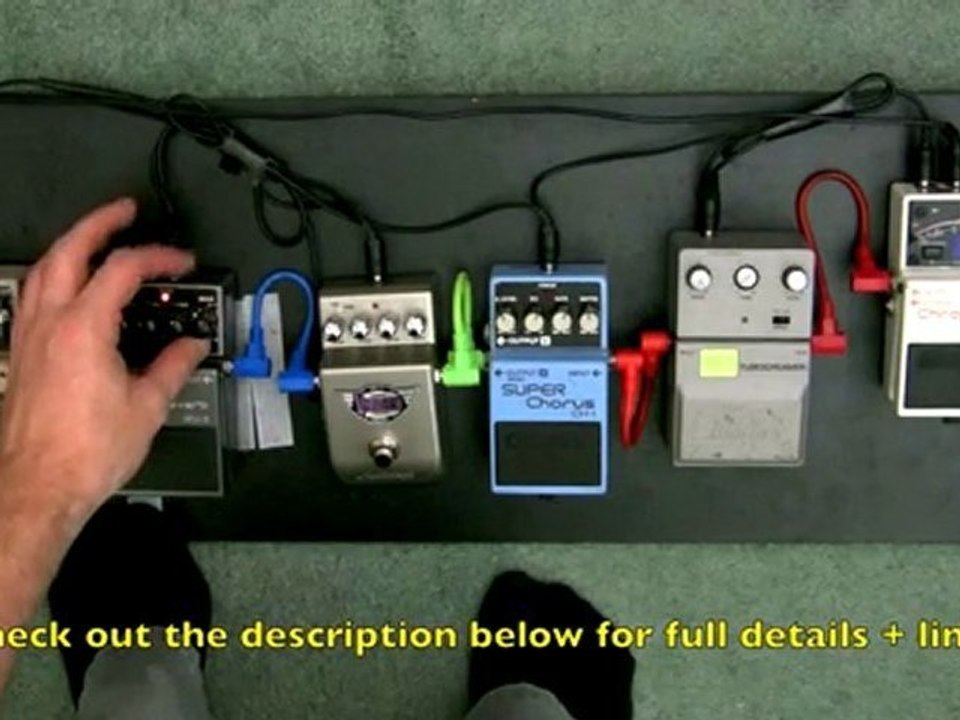 My Guitar Pedal Board - Boss Tuner, TS7 Tube Screamer, ...