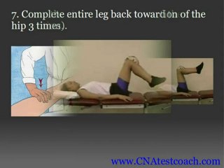 CNA Skills: ROM for Knees & Ankles