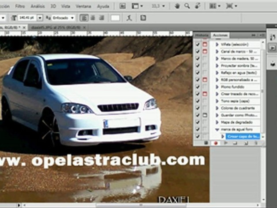 Marca de agua, www.opelastraclub.com
