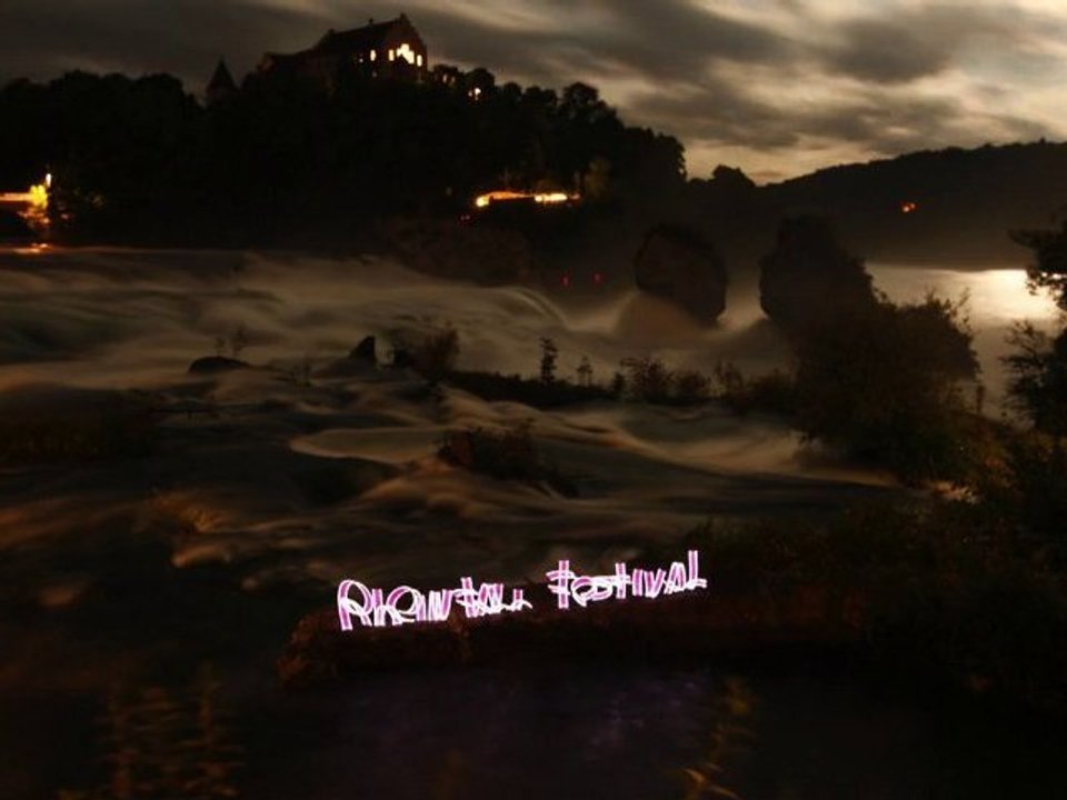 Rheinfall Festival - Light Painting Video