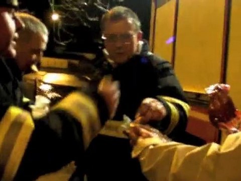 Fourmies - Un café pour les pompiers