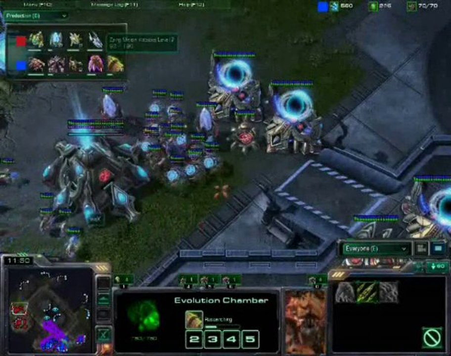 Match Starcraft II: KleeneX (P) vs Dimaga (Z) par Yogo