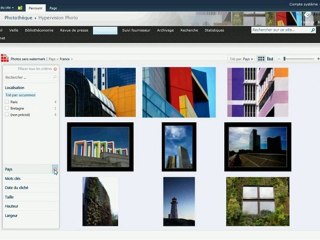 Hypervision Photothèque SharePoint 2010