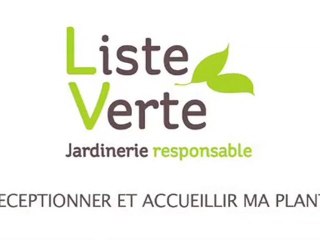 RECEPTIONNER ET ACCUEILLIR MA PLANTE
