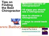 Bunbury Chiropractor and Chiropractic services