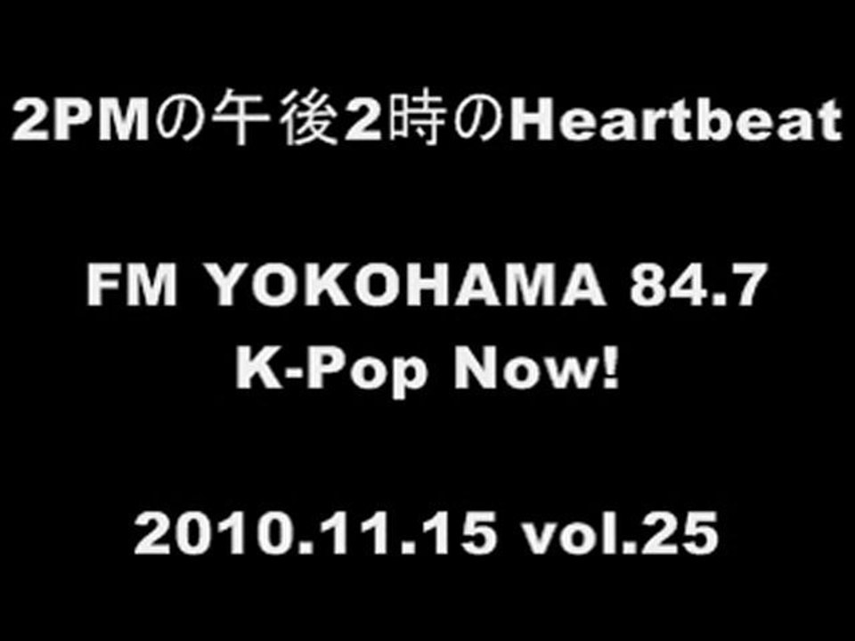 101115 [RADIO]TAECYEON&WOOYOUNG with 2PM