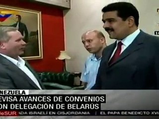Gobiernos de Caracas y Minsk revisan avances de 64 acuerdos