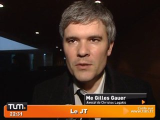 Lagakis devant les assises du Rhône (Lyon)