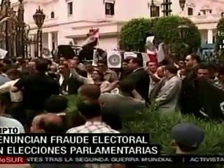 Egipto denuncian fraude electoral en elecciones parlamentari