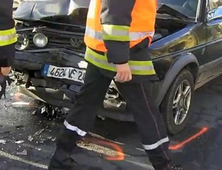 Bergerac : accident de voiture rue Garrigat