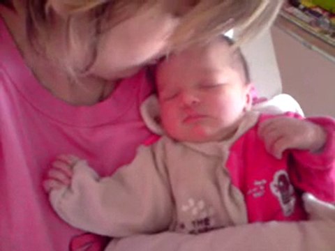 moi a la maternité avec mon bb