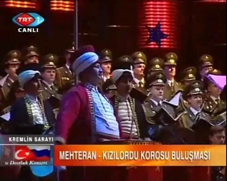 Mehteran & Red Army Choir - Ceddin Deden - Dostluk Konseri