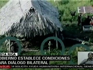 Costa Rica establece condiciones para diálogo bilateral