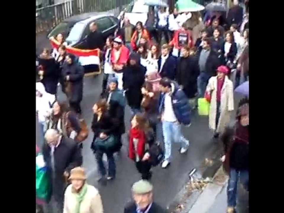 Manifestation de soutien aux chrétiens d'Orient à Paris