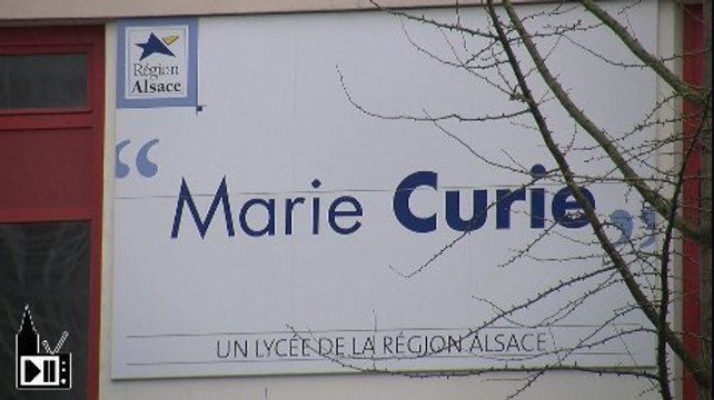 Grève au lycée Marie Curie à Strasbourg