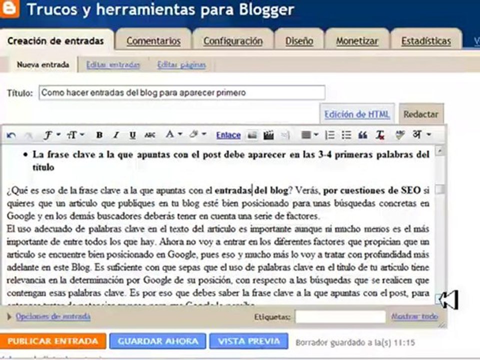 Como hacer post del blog 8 tips que debe saber 2/2