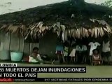Lluvias causan muertes y destrucción en Colombia