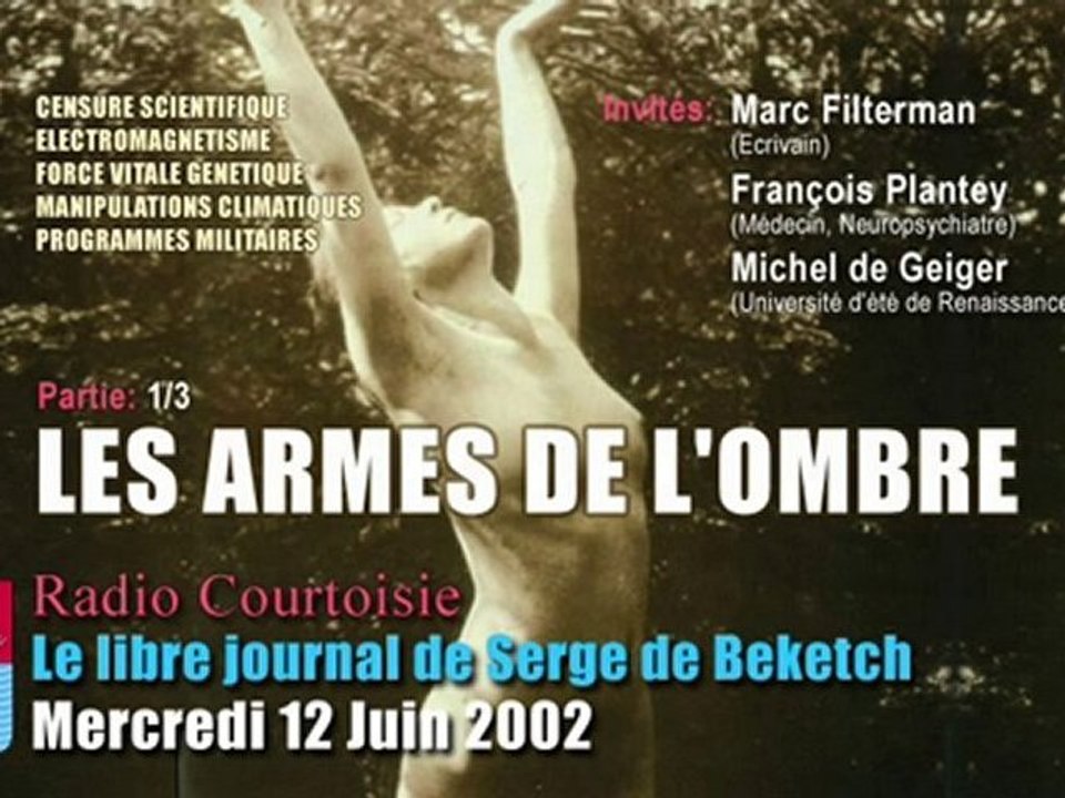 Marc Filterman, "Les Armes de l'Ombre"; Beketch (1/3)