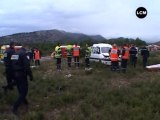 Col de la Gineste : accident de fourgon