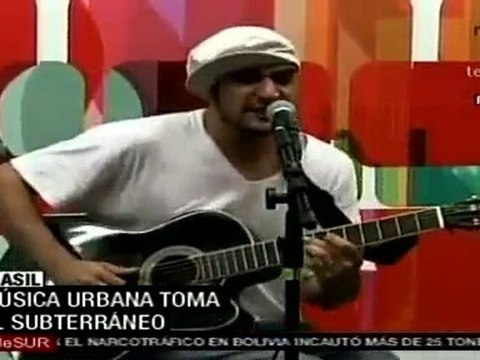 Música urbana toma el subterráneo de San Paulo, Brasil