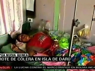 Brote de cólera en Darú, Papúa Nueva Guinea