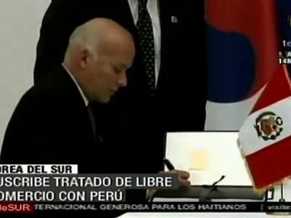 Perú y Corea del Sur acuerdan tratado de libre comercio