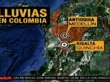 Muertos, heridos, casas destruídas en Colombia por las lluvias
