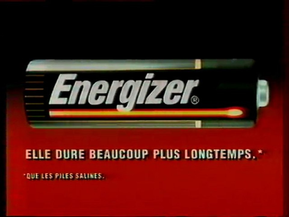 Publicité  Pile Energizer 1993