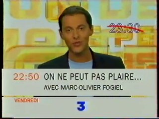 B.A De L'emission On Ne Peut Pas Plaire a Tout Le Monde 2001