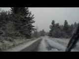 La Neige sur les routes du plateau ce 15 novembre 2010