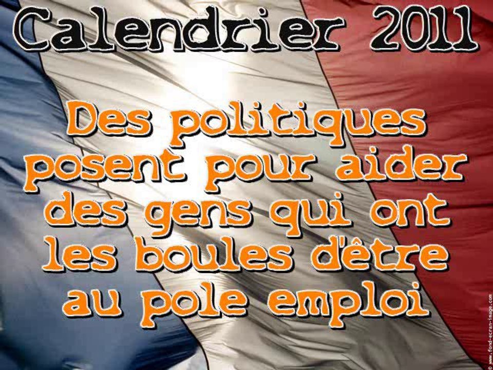 Calendrier Politique Délire