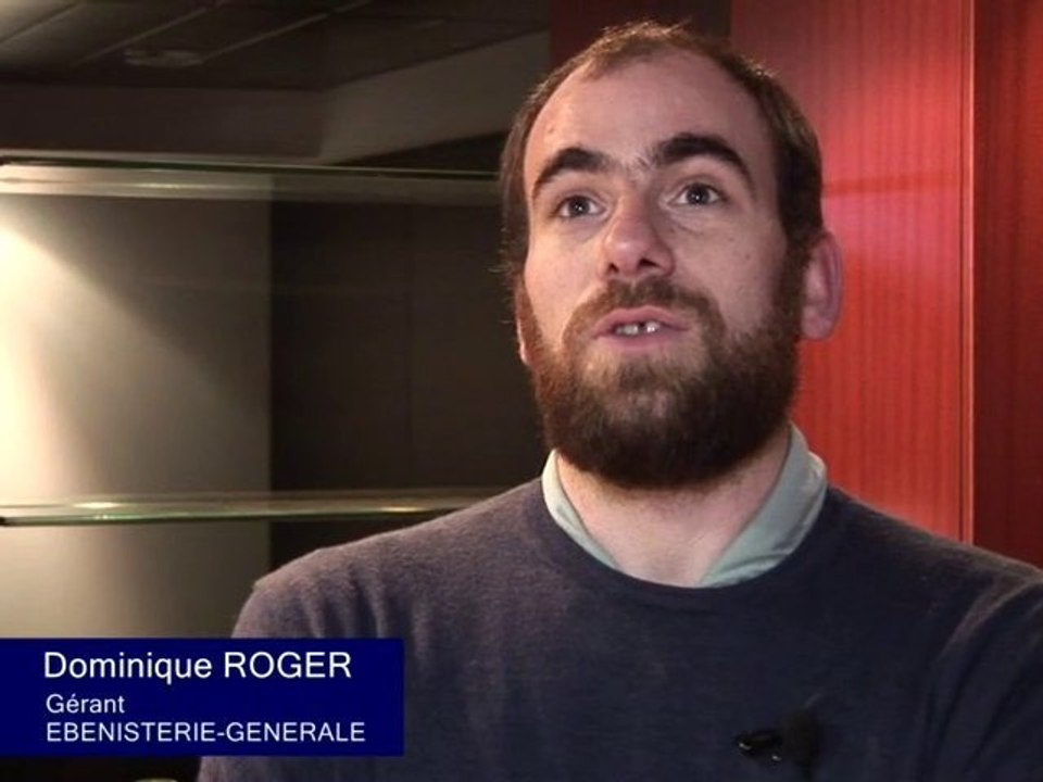 Dominique Roger, gérant, Ébénisterie Générale
