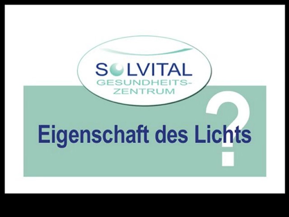 Welche Eigenschaften hat das Licht der Lichttherapie ?