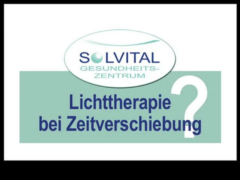 Zeitverschiebung und Jet Lag : Lichttherapie
