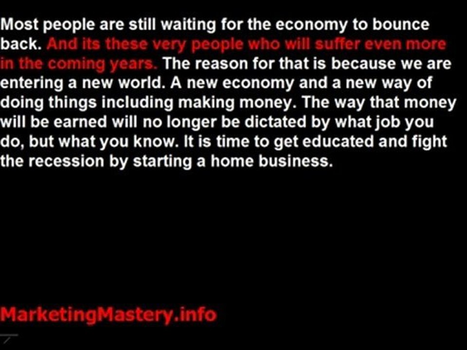 Fight The Recession-Gerardo Flores Elaborates